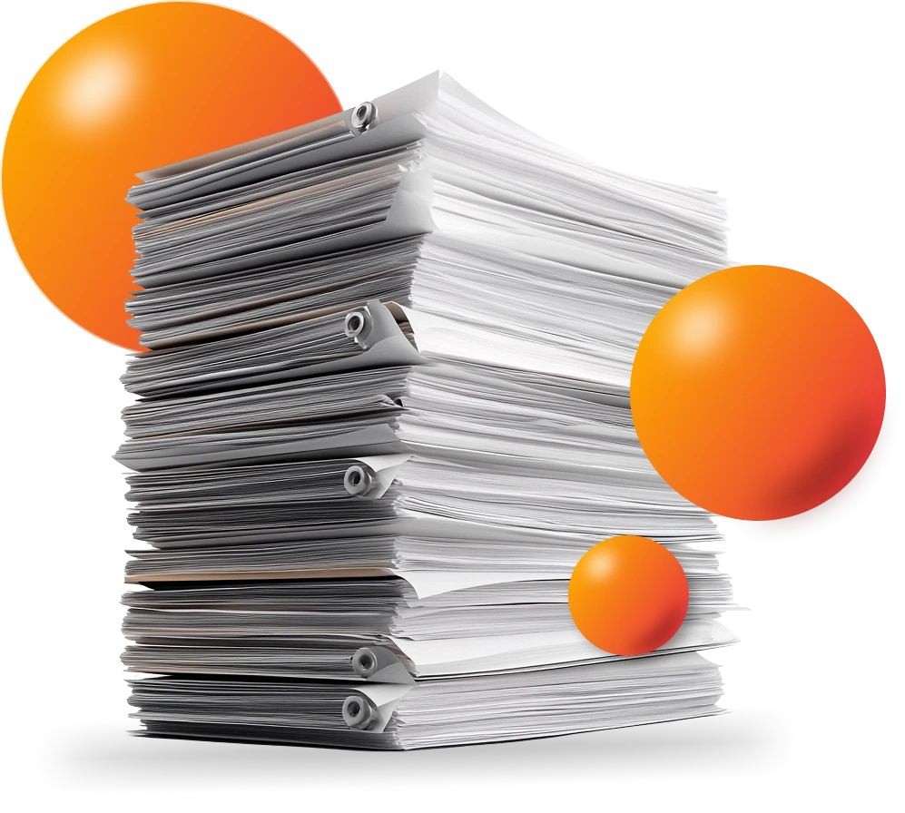 Woman and statistics image